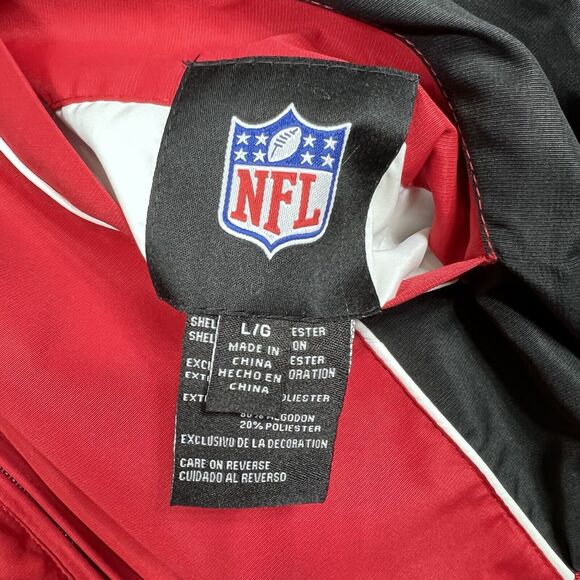 Tampa Bay Buccaneers NFL Jacket Mens Large Red Gray Full-Zip Reversible Jacket - Picture 10 of 16